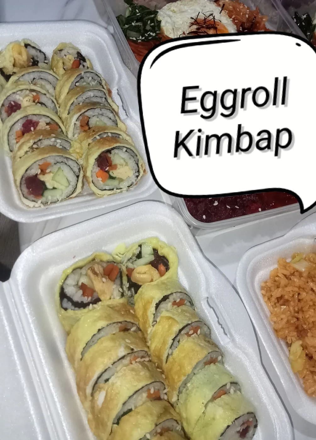 Egg Roll Kimbap