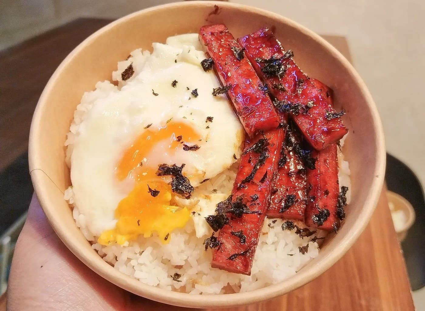 Luncheon Musubi & Egg
