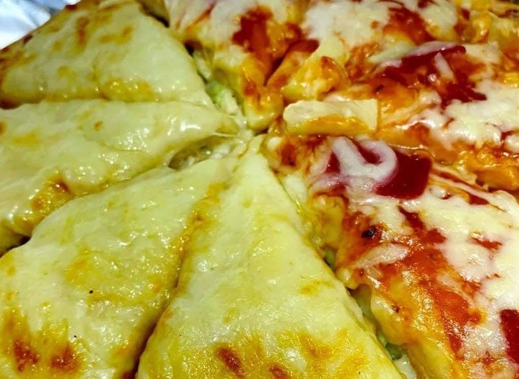 2 in 1 (mozza & hawaiian)