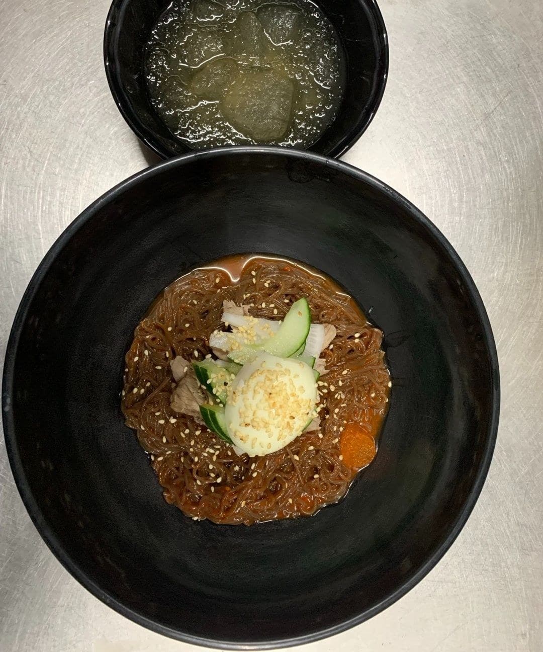 Spicy naengmyeon