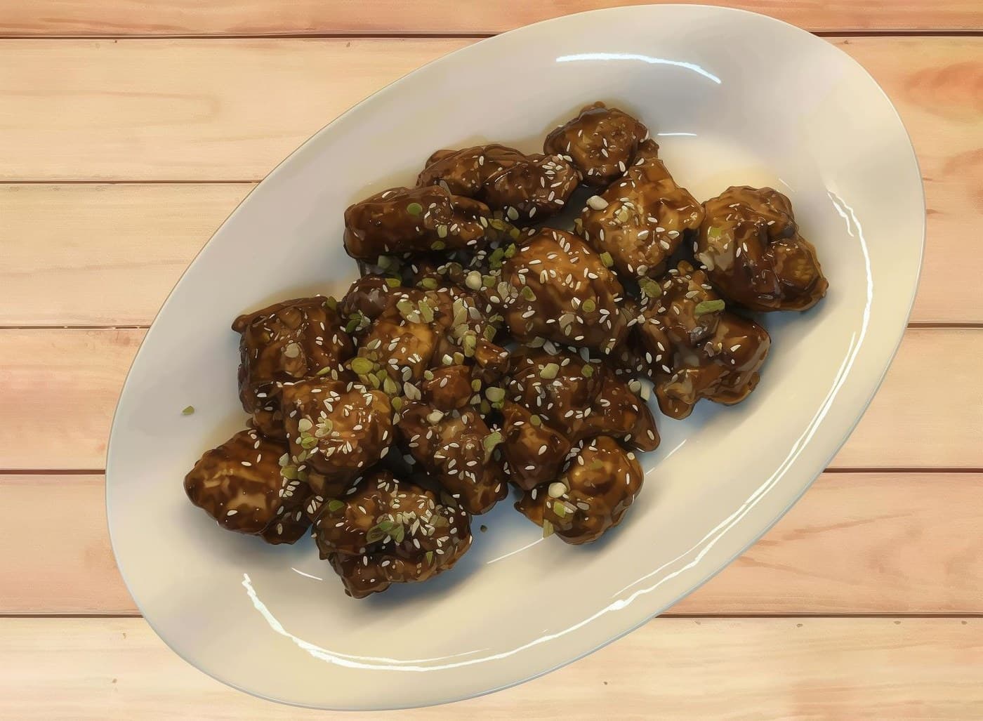 Teriyaki Chicken Pops Platter