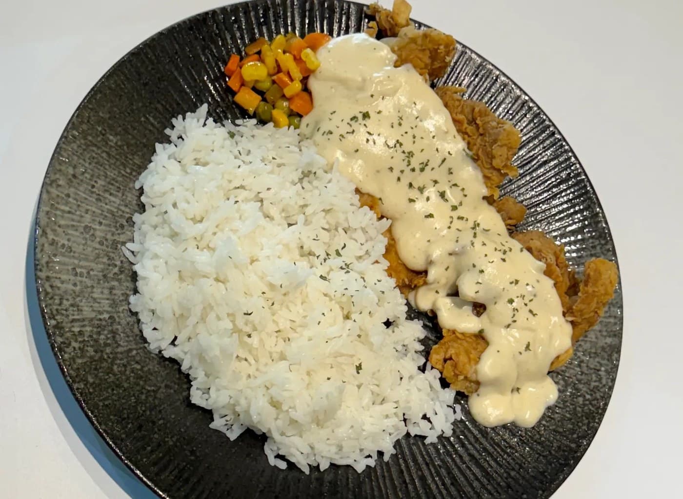 Chicken Ala King with Rice