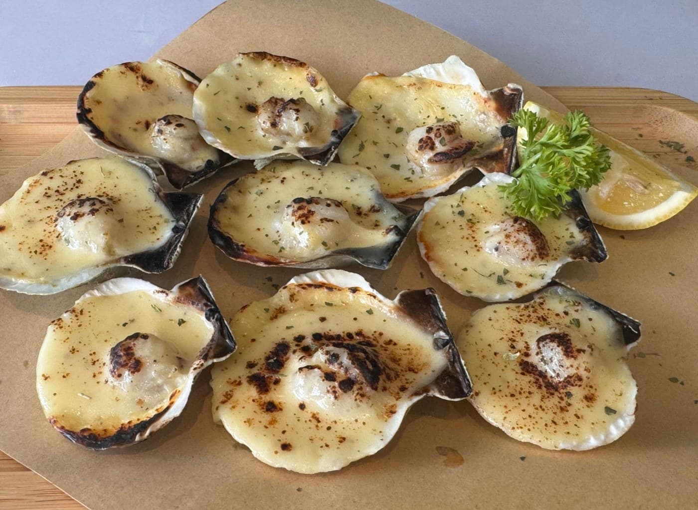 Baked Scallops