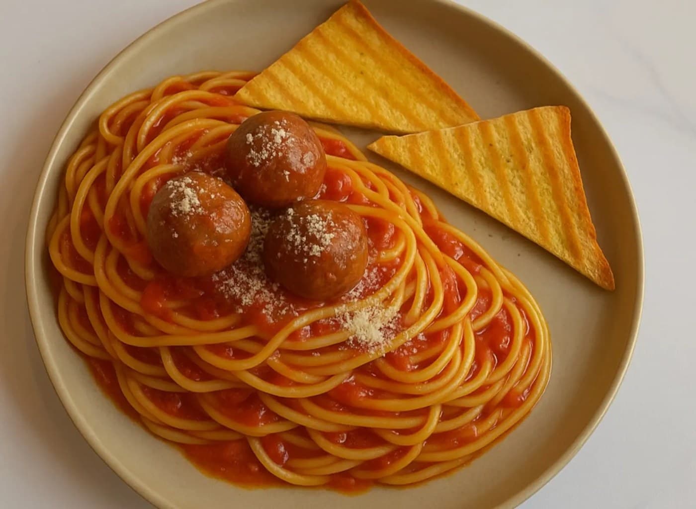Sweet Meatballs Spaghetti