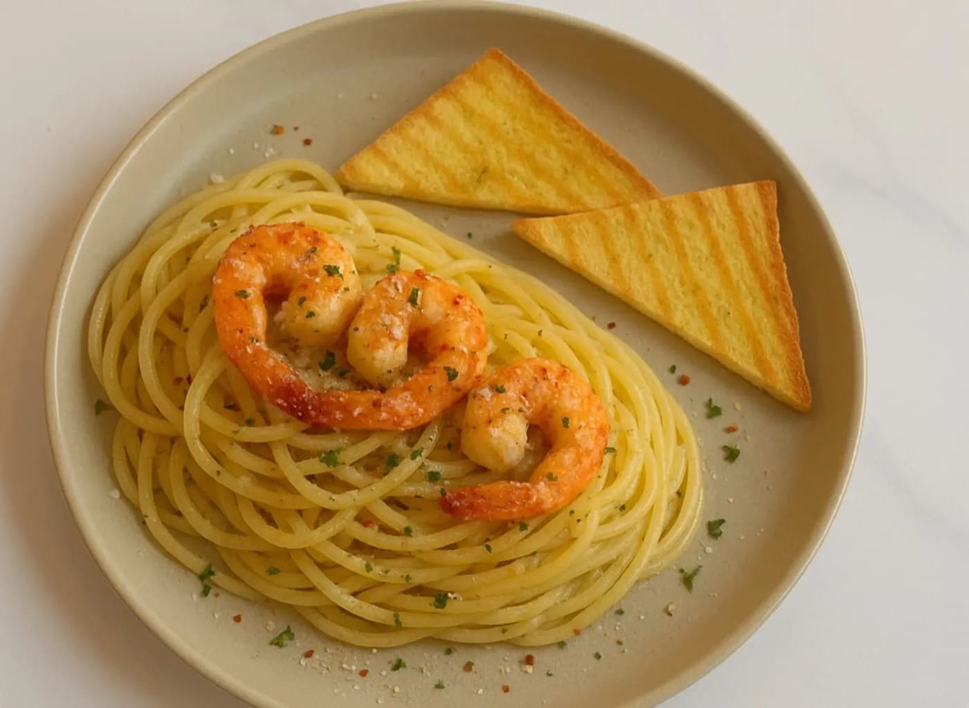 Shrimp Aglio E Olio