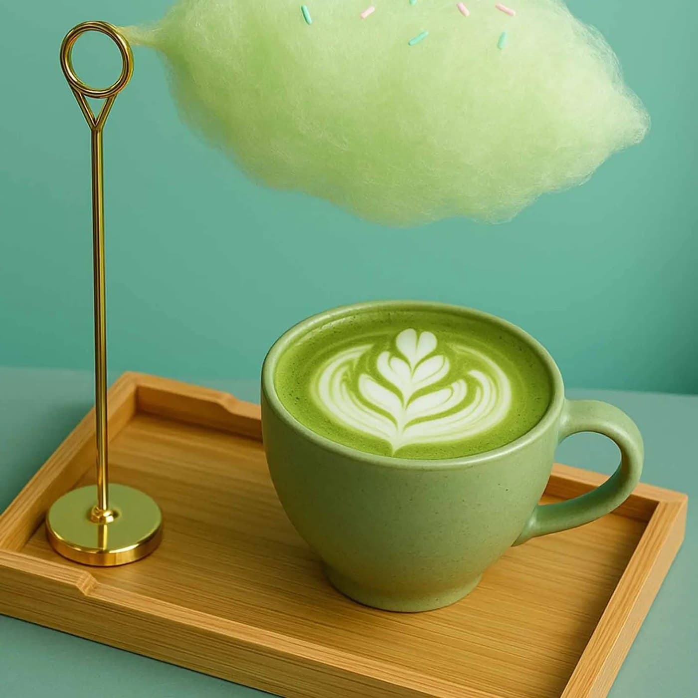 Hot Matcha Latte Cloud