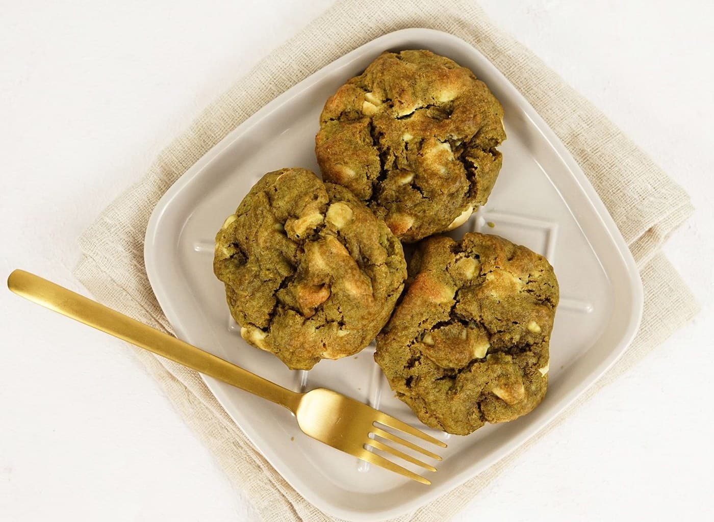 Matcha White Choco Cookie