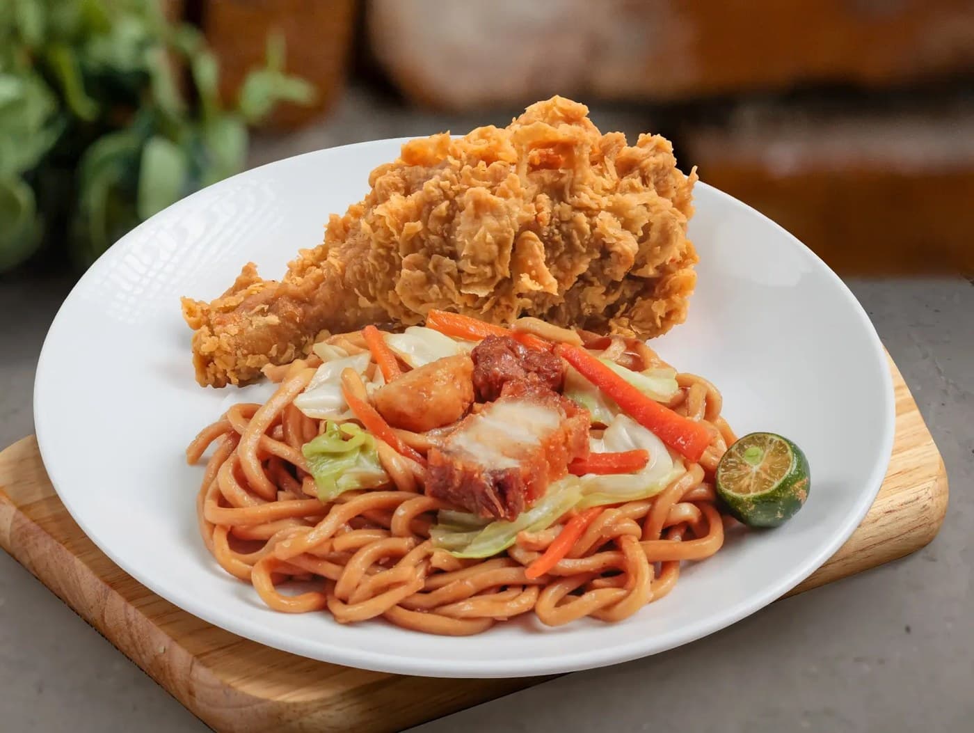 Pancit & Chicken