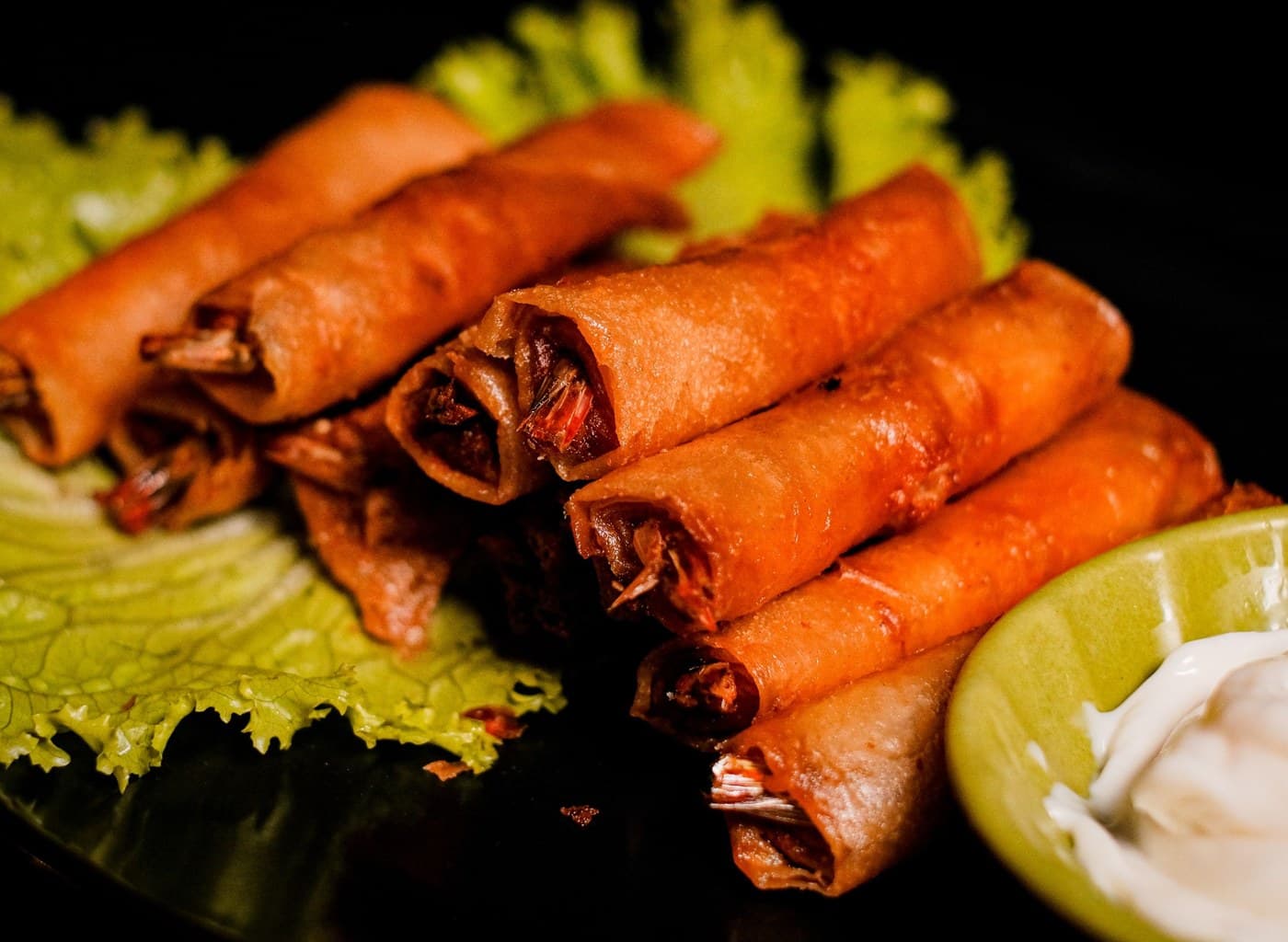Cheesy Shrimp Rolls