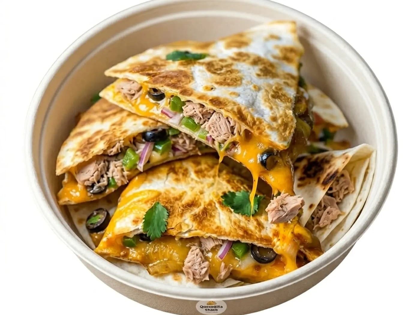 Cheesy Tuna Quesadilla