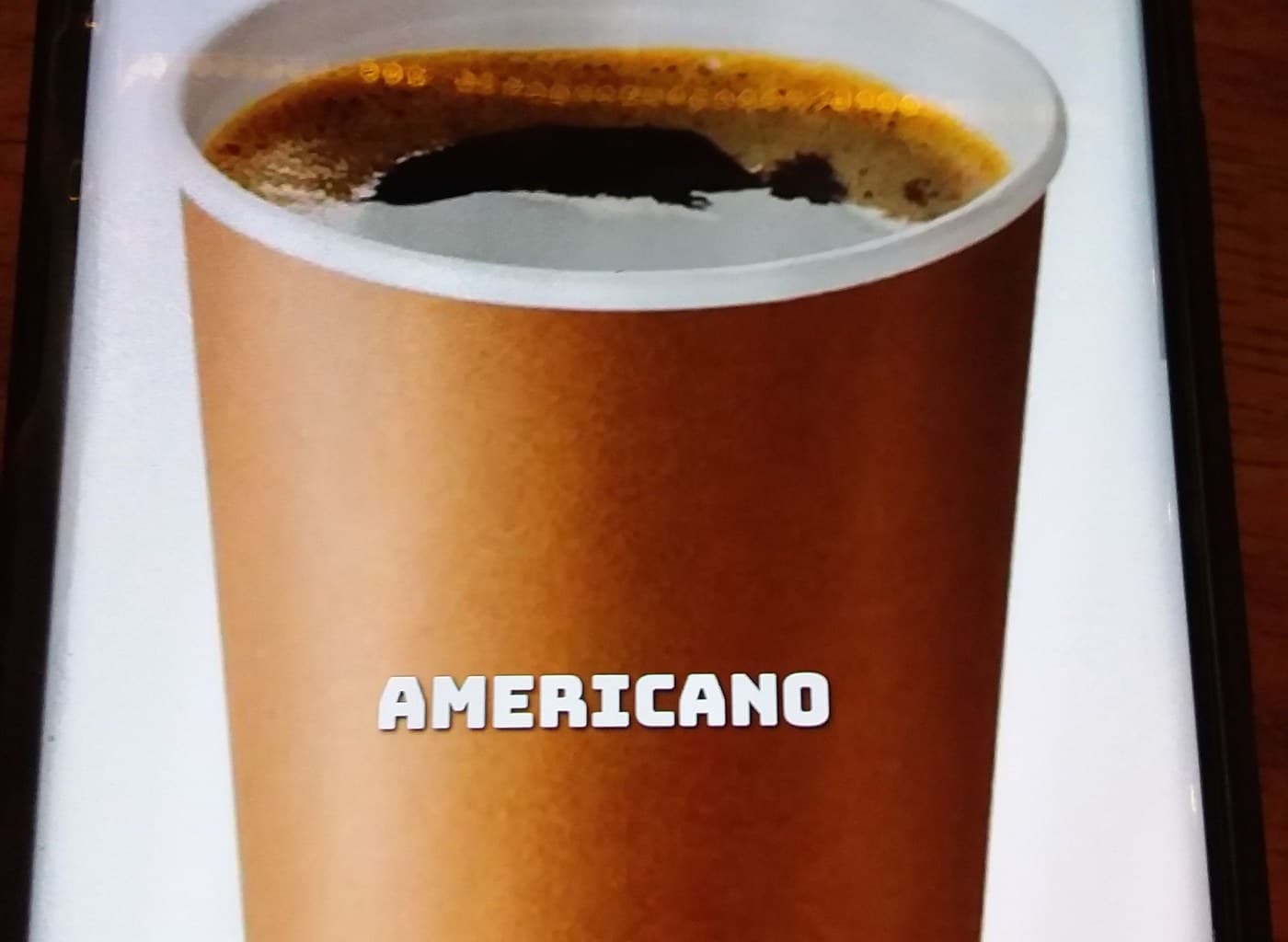 Americano Hot Coffee 16ozwith Bite cringles