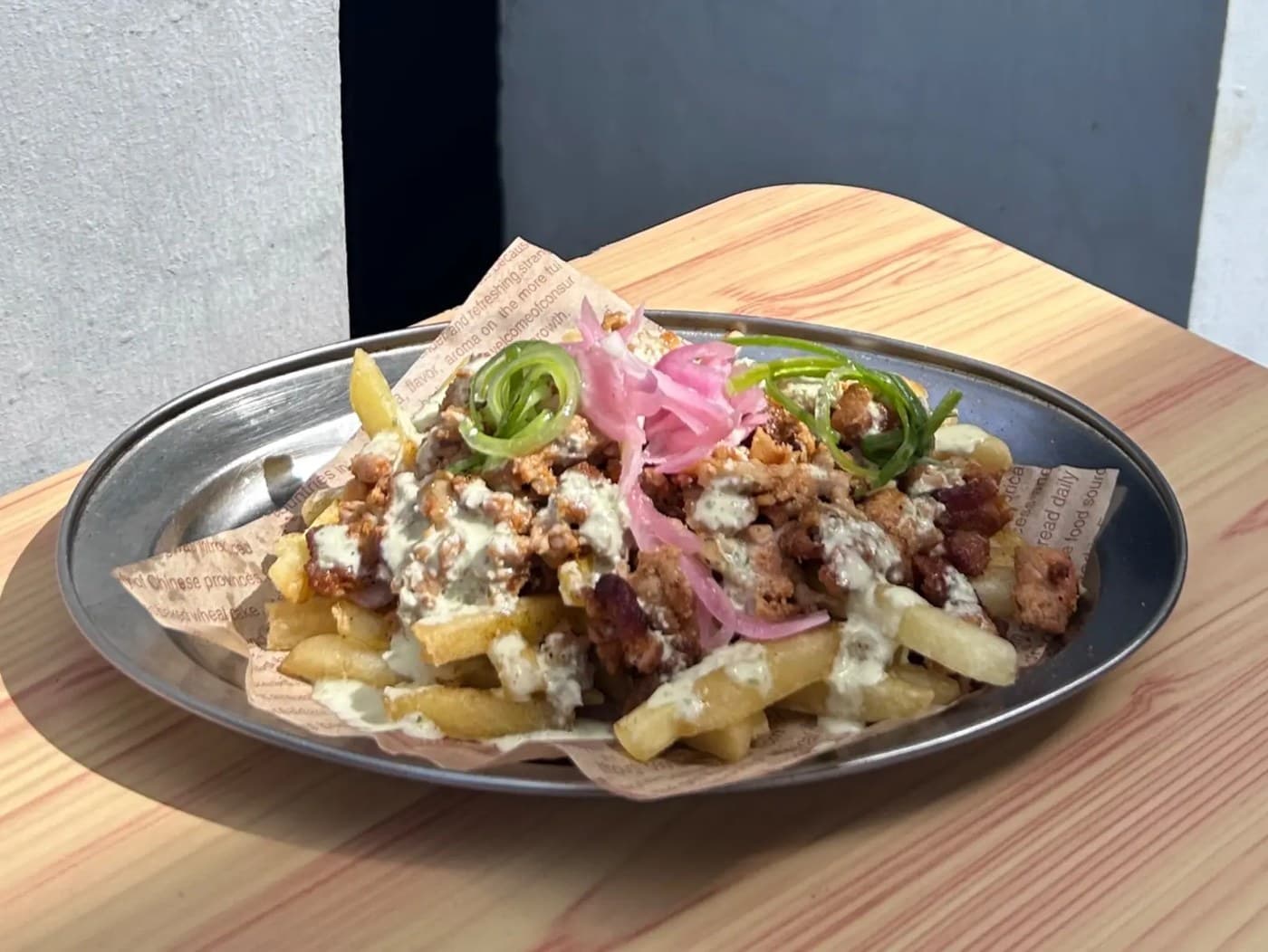 Chicken Kebab on Fries