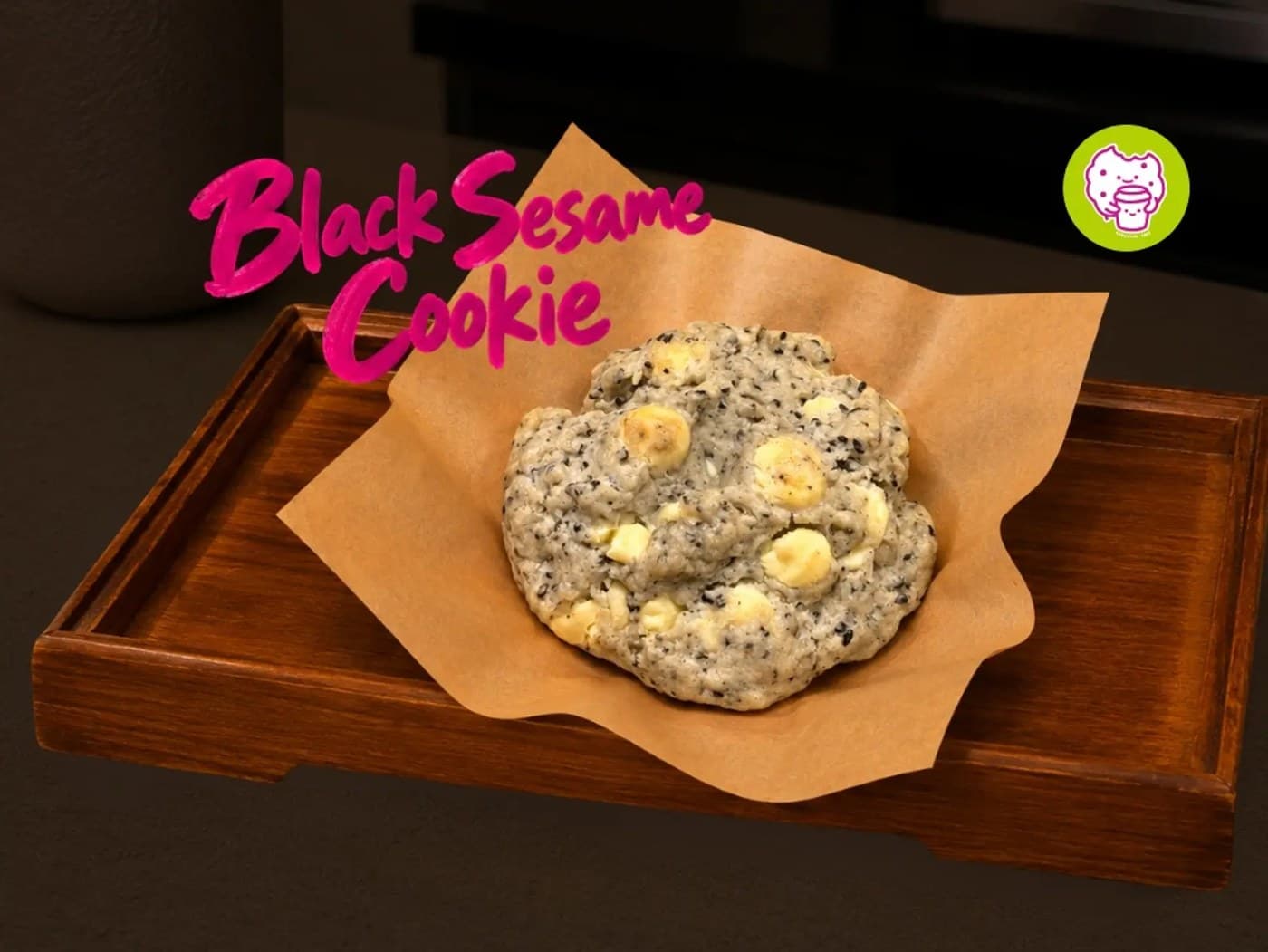 Black Sesame Cookie