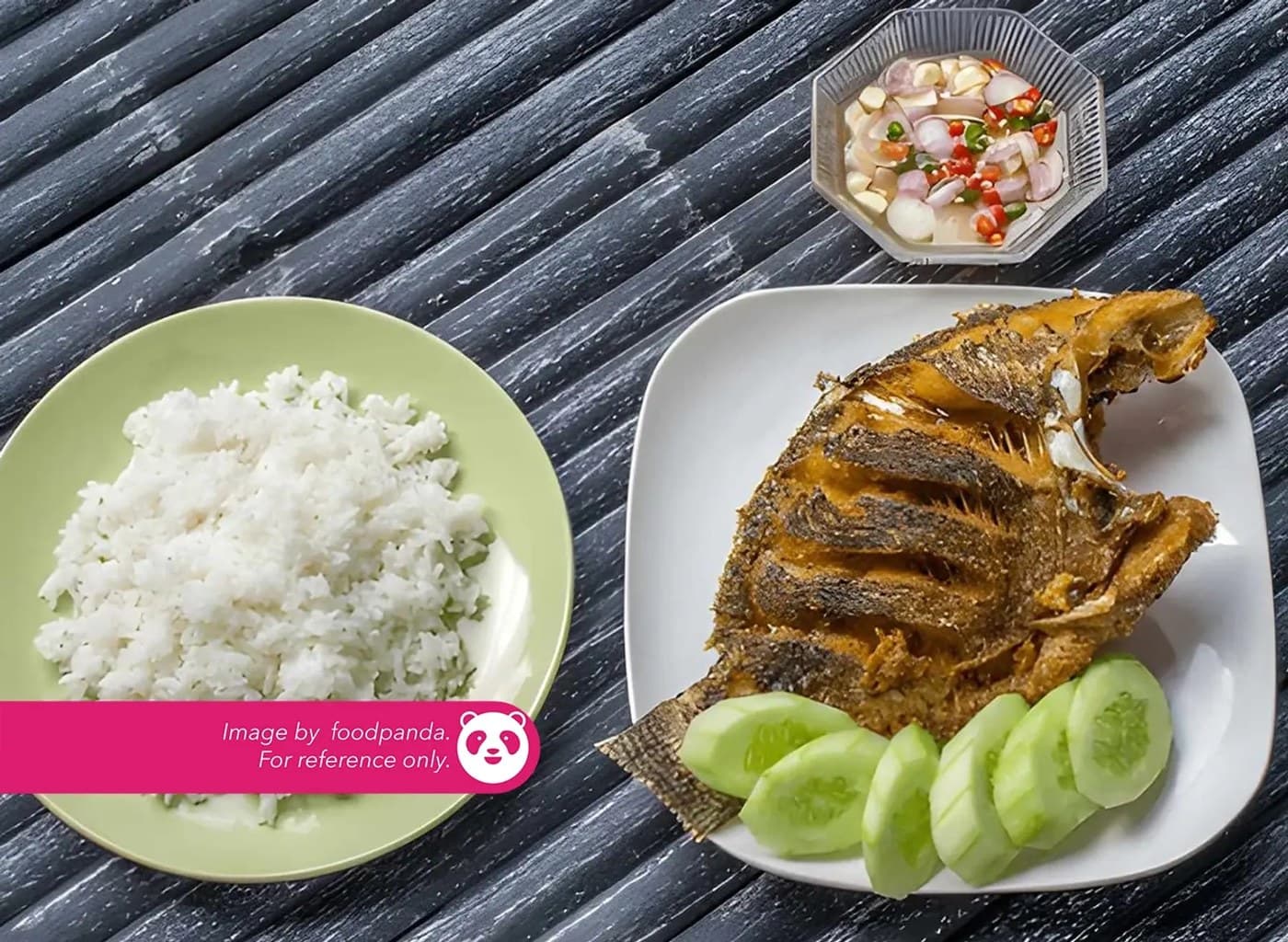 Fried Tilapia with Rice