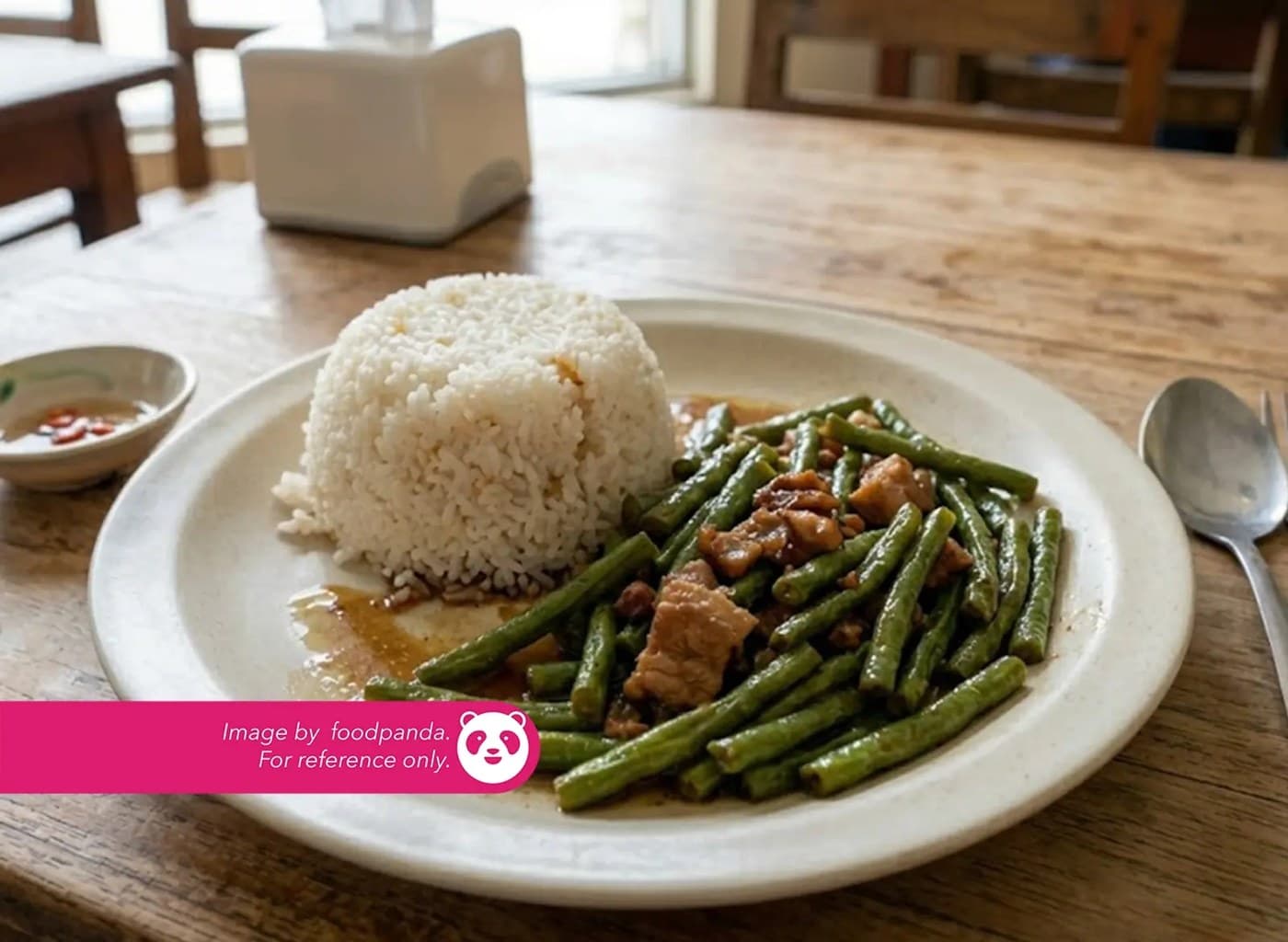 Adobong Sitaw with Rice