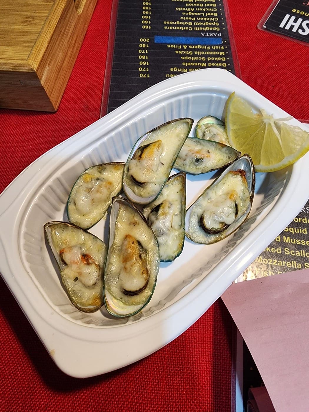Baked Mussels