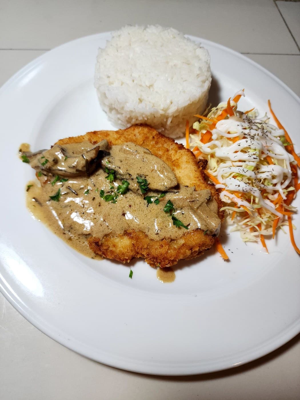 Chicken Fillet with Mushroom Sauce