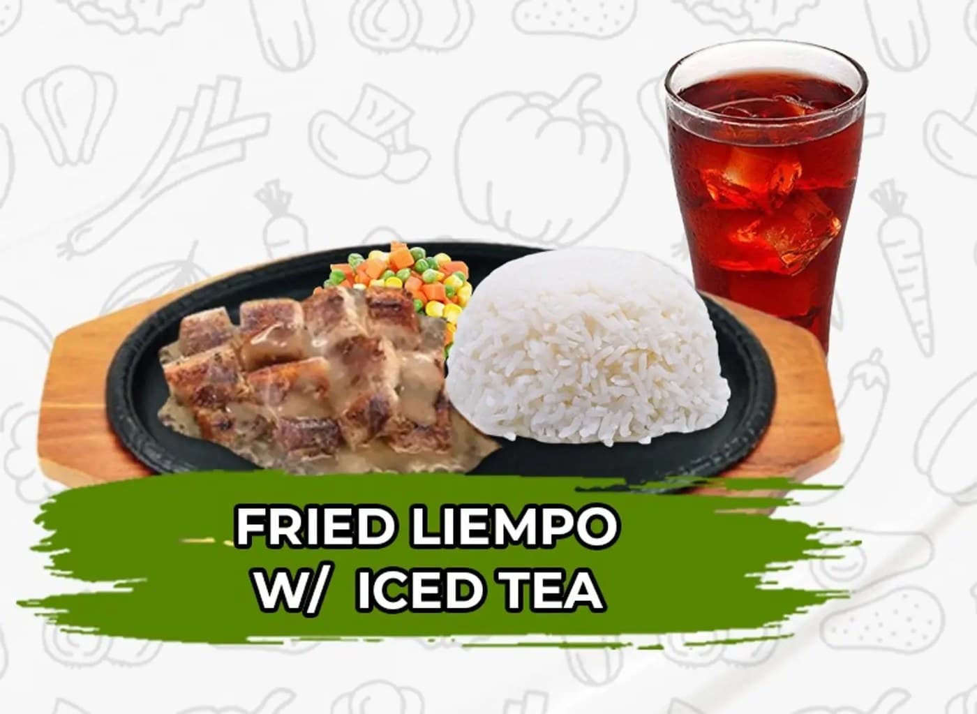 Sizzling Breaded Fried Liempo