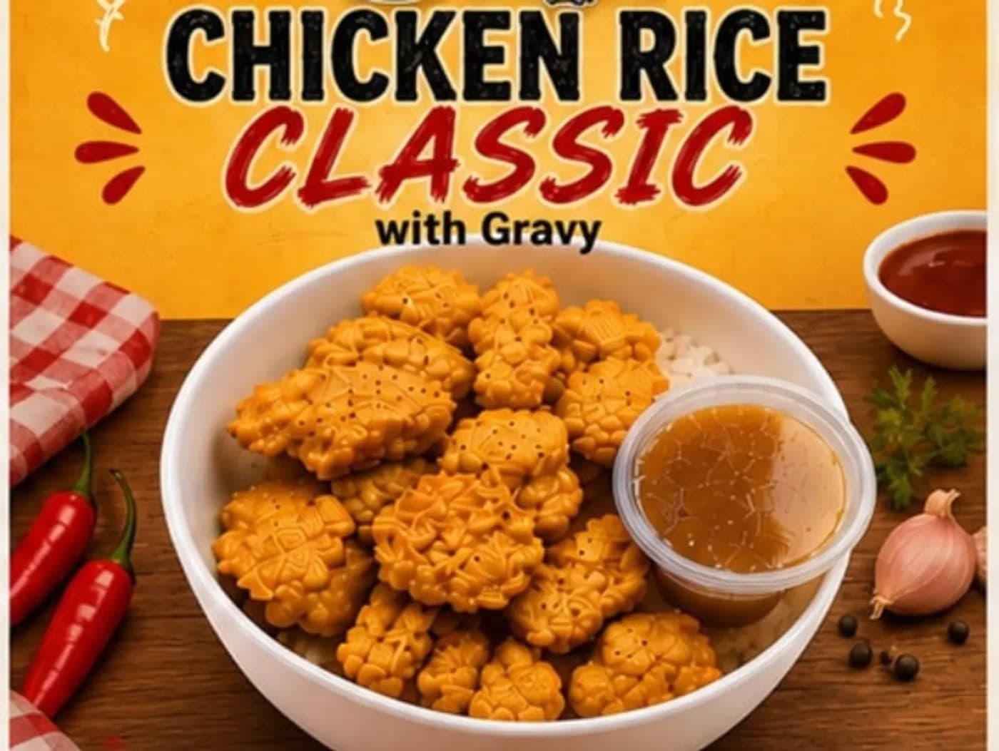 Classic with gravy (rice)