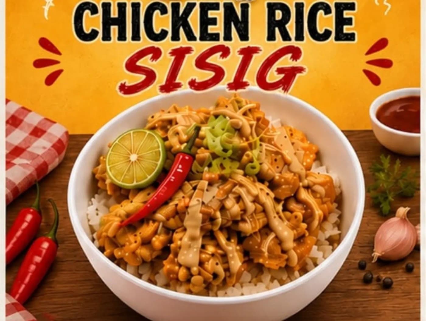 Sisig (rice)