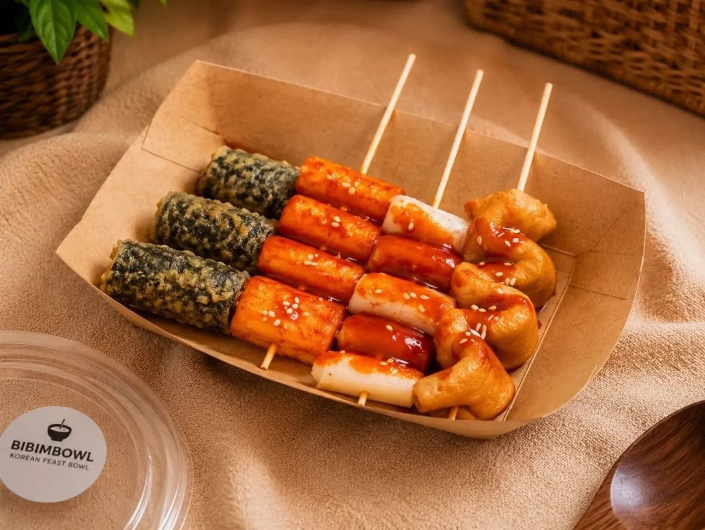 Korean Street Food Sticks Mix 4 sticks