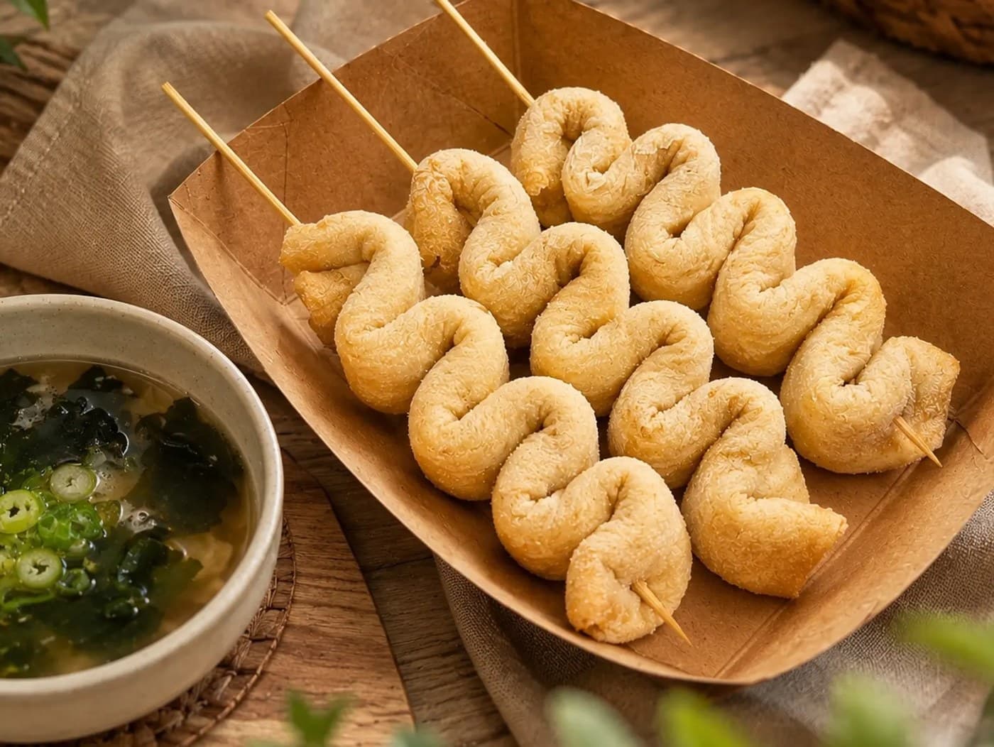 Fishcake with Soup 3 sticks