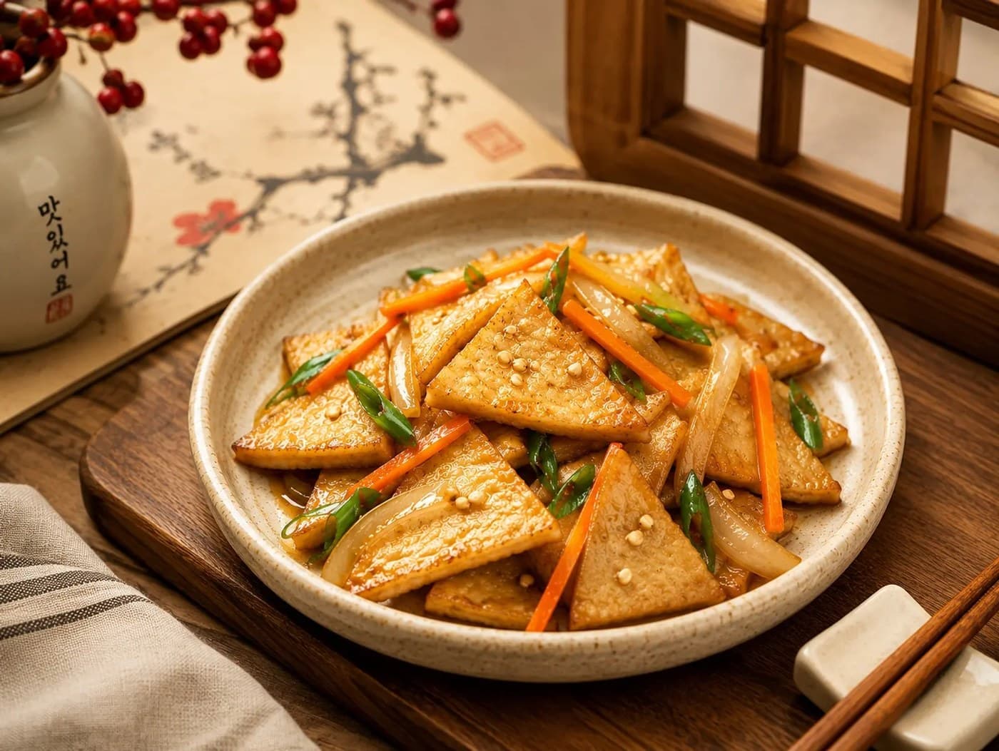 Stir Fry Fishcake