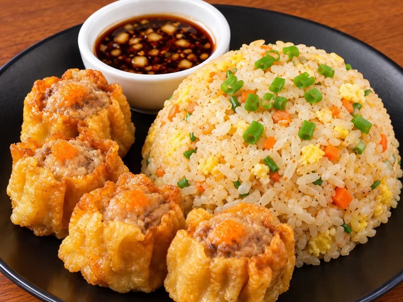 Fried Pork Siomai Rice