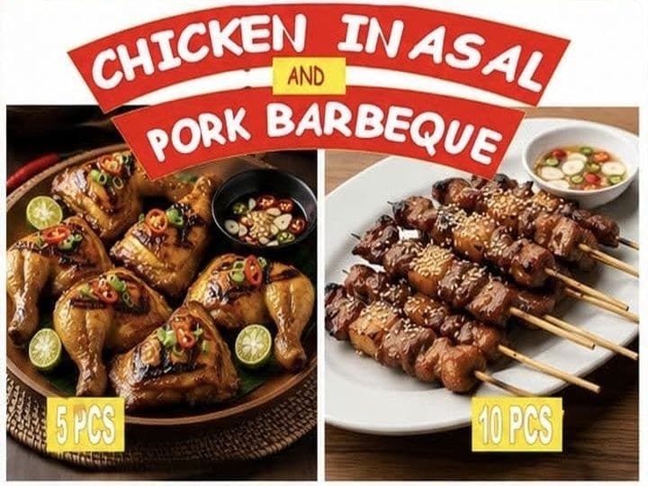 5pcs. Chicken Inasal & 10pcs. Pork Barbeque (No Rice)
