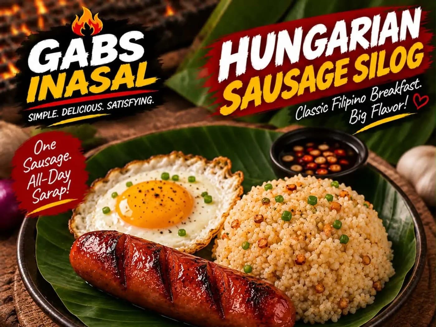 Hungarian Sausage Silog