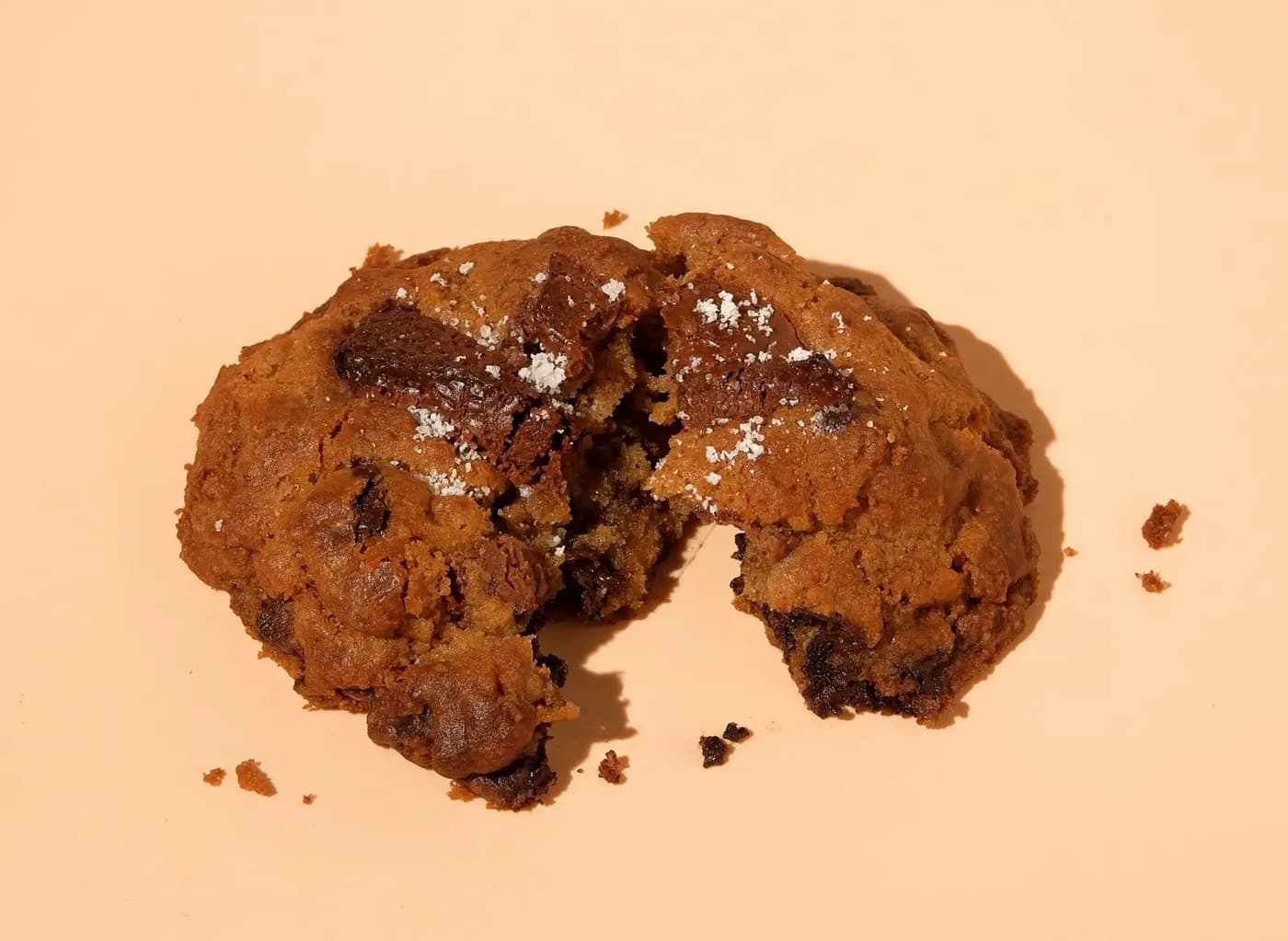 Sea Salt Double Chocolate Chip Cookie