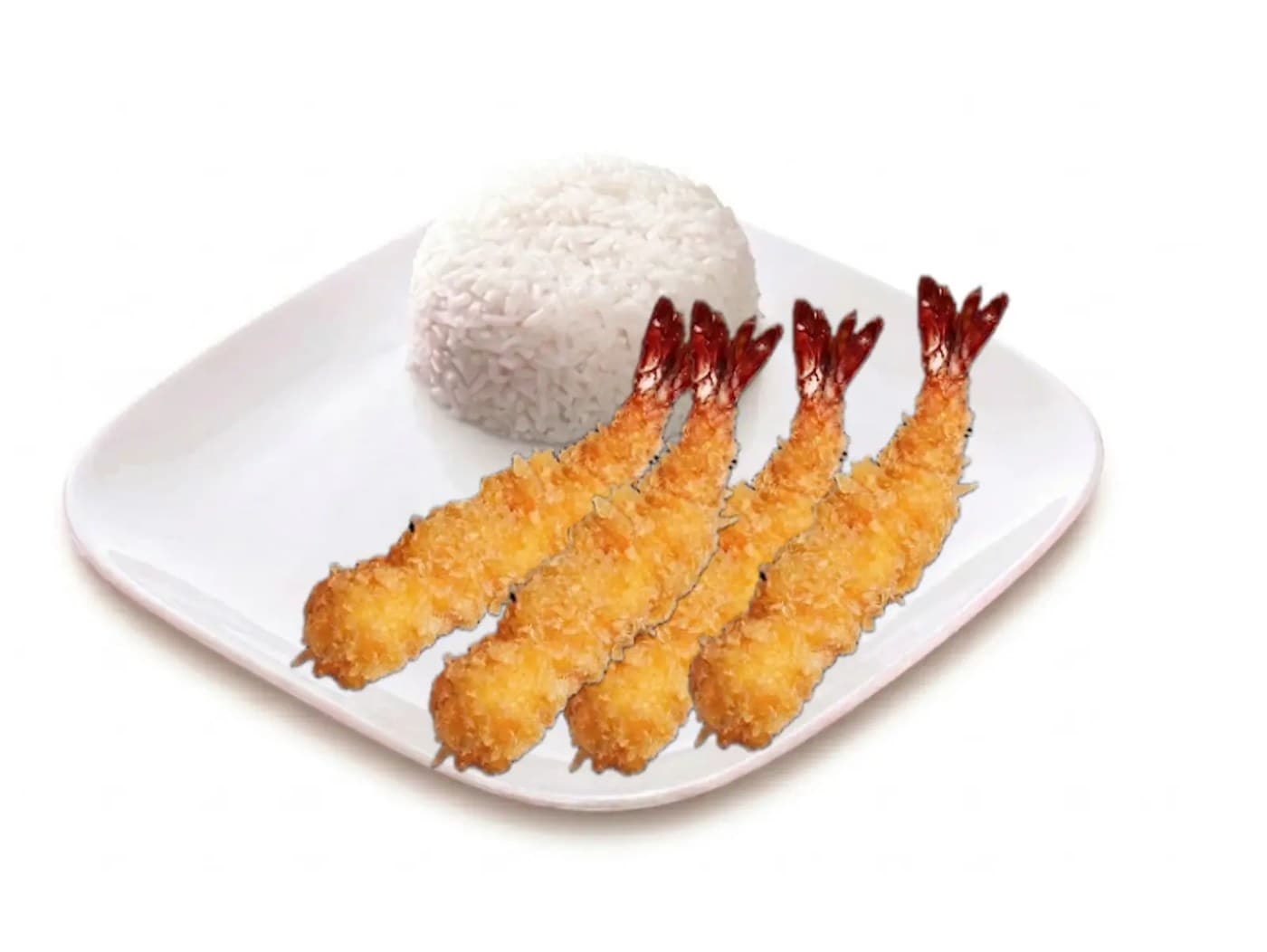 Shrimp Tempura with Rice