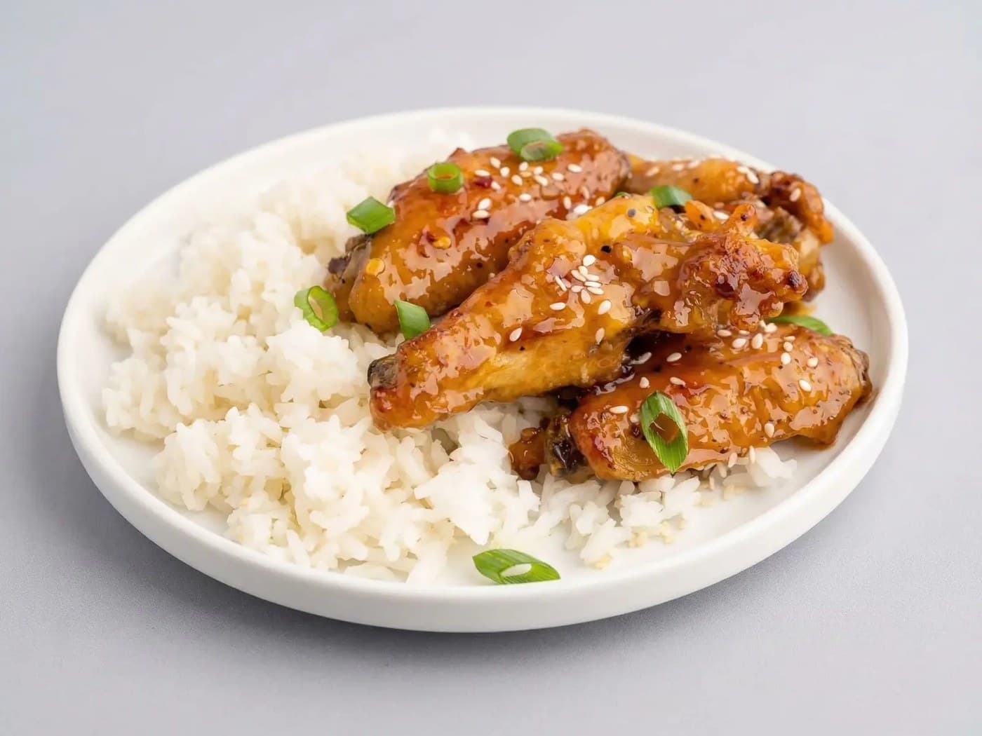 Honey Lemon Glazed Chicken Wings
