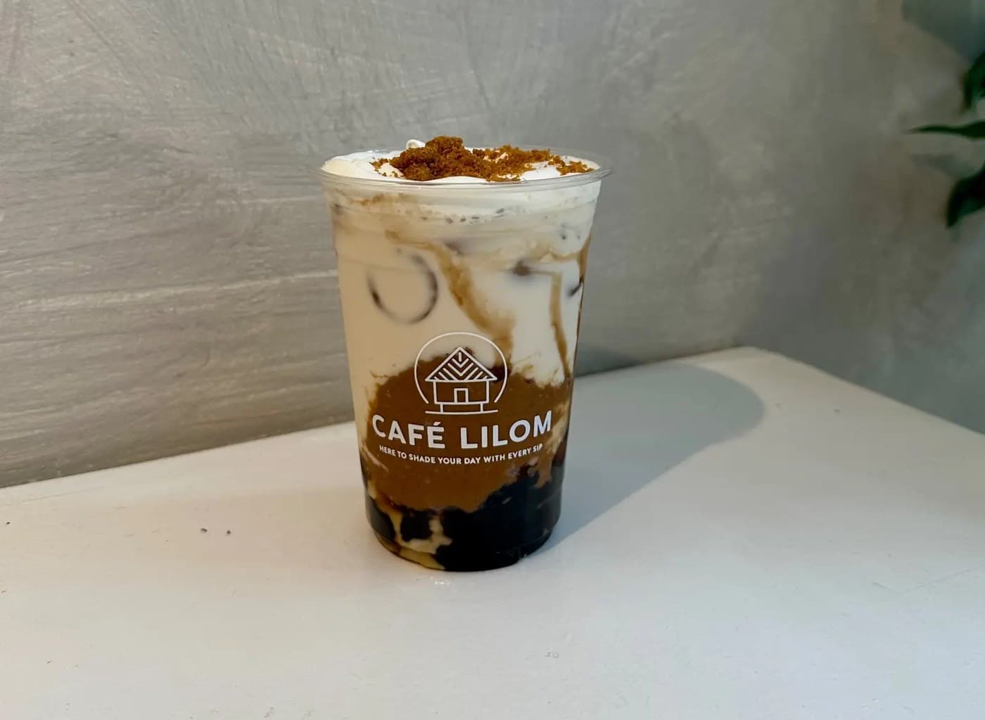 Creamy Biscoff Milktea