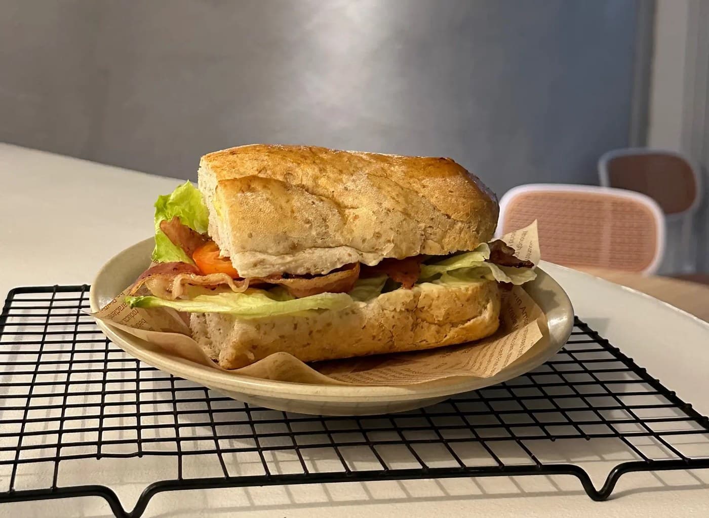 Garlic Mayo BLT Sandwich