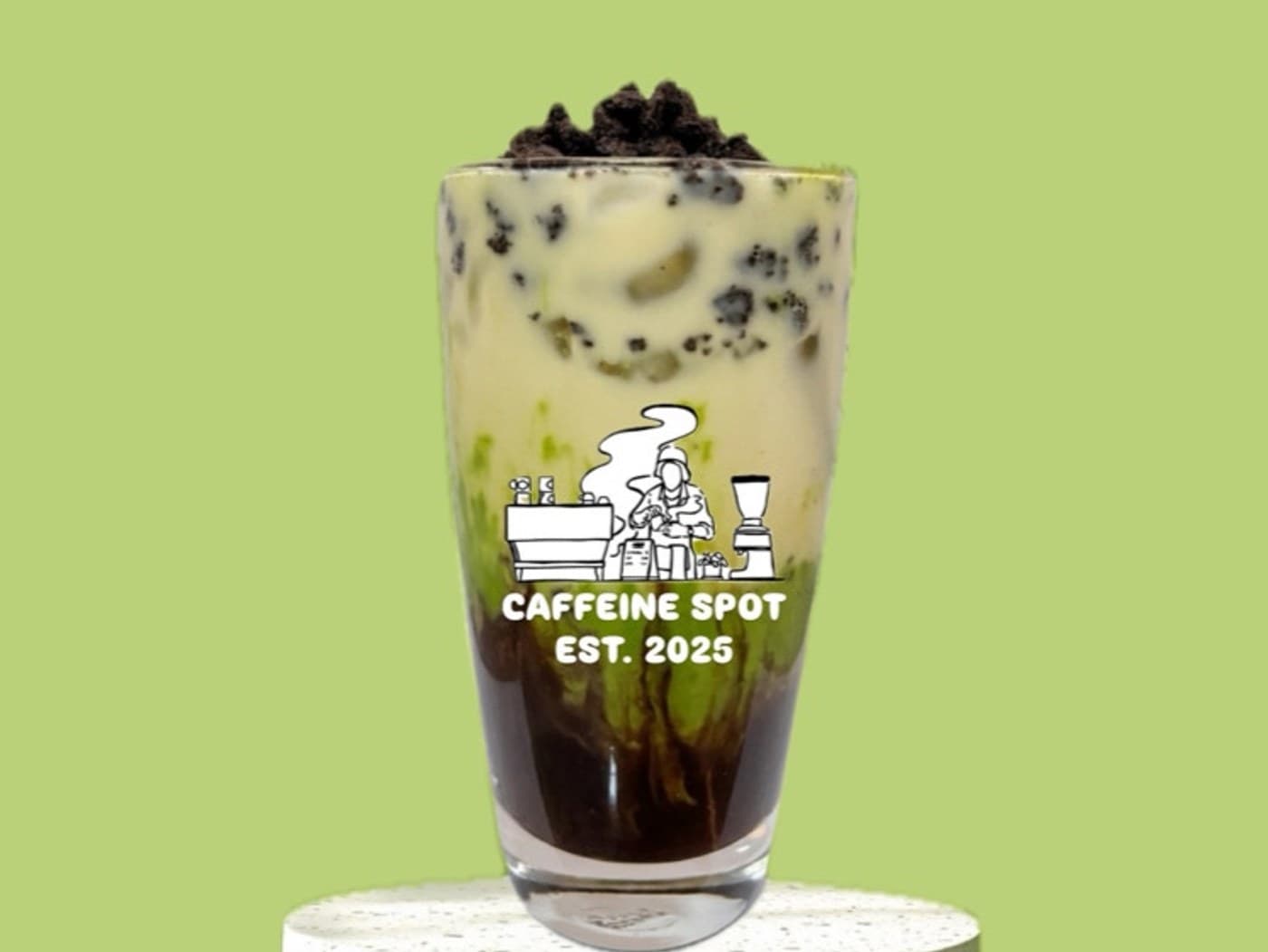 Matcha Oreo Choco Latte