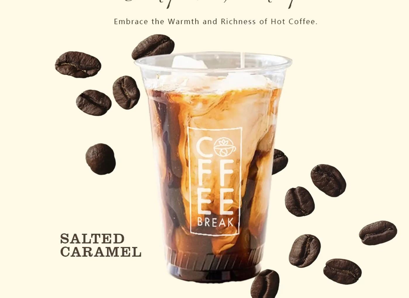Salted Caramel Iced Coffee
