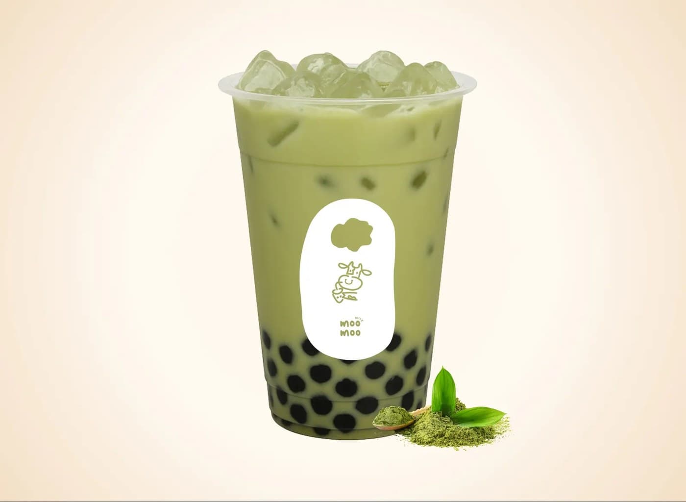 F7. Matcha Milk Tea