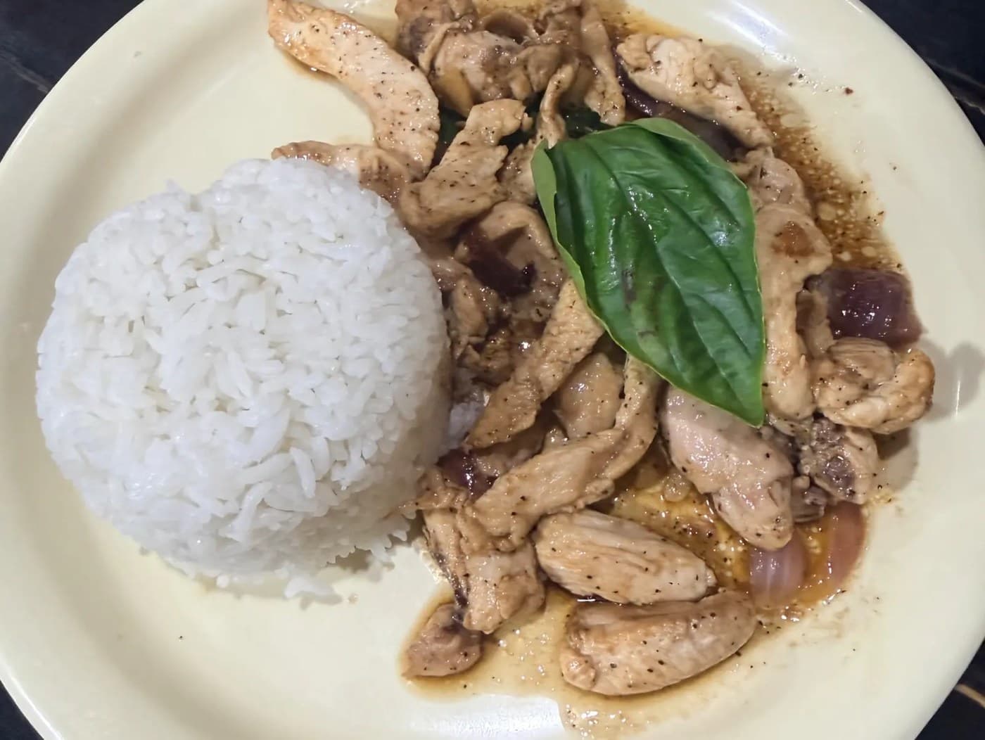 Stir Fry Chicken with Rice