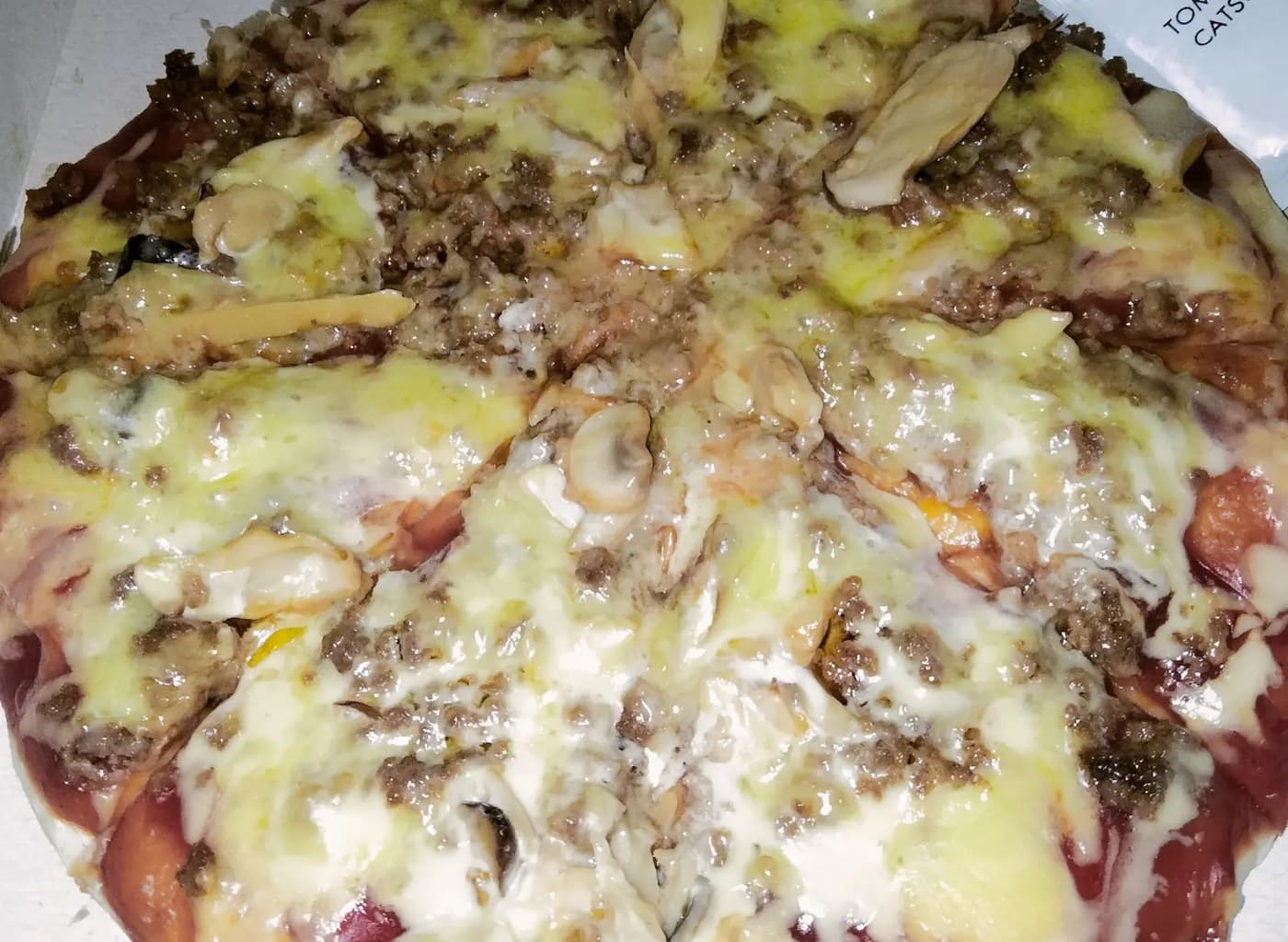 Beefy Mushroom Overload Pizza