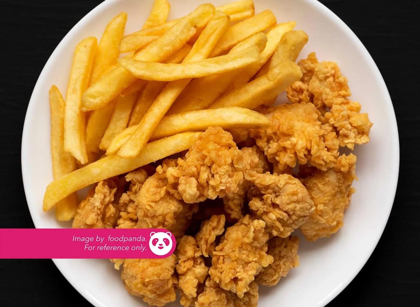Chicken Poppers with Fries