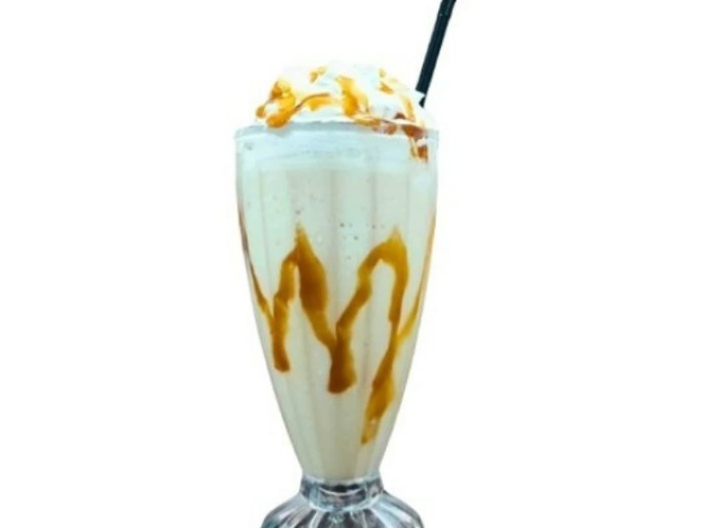 salted caramel milkshake