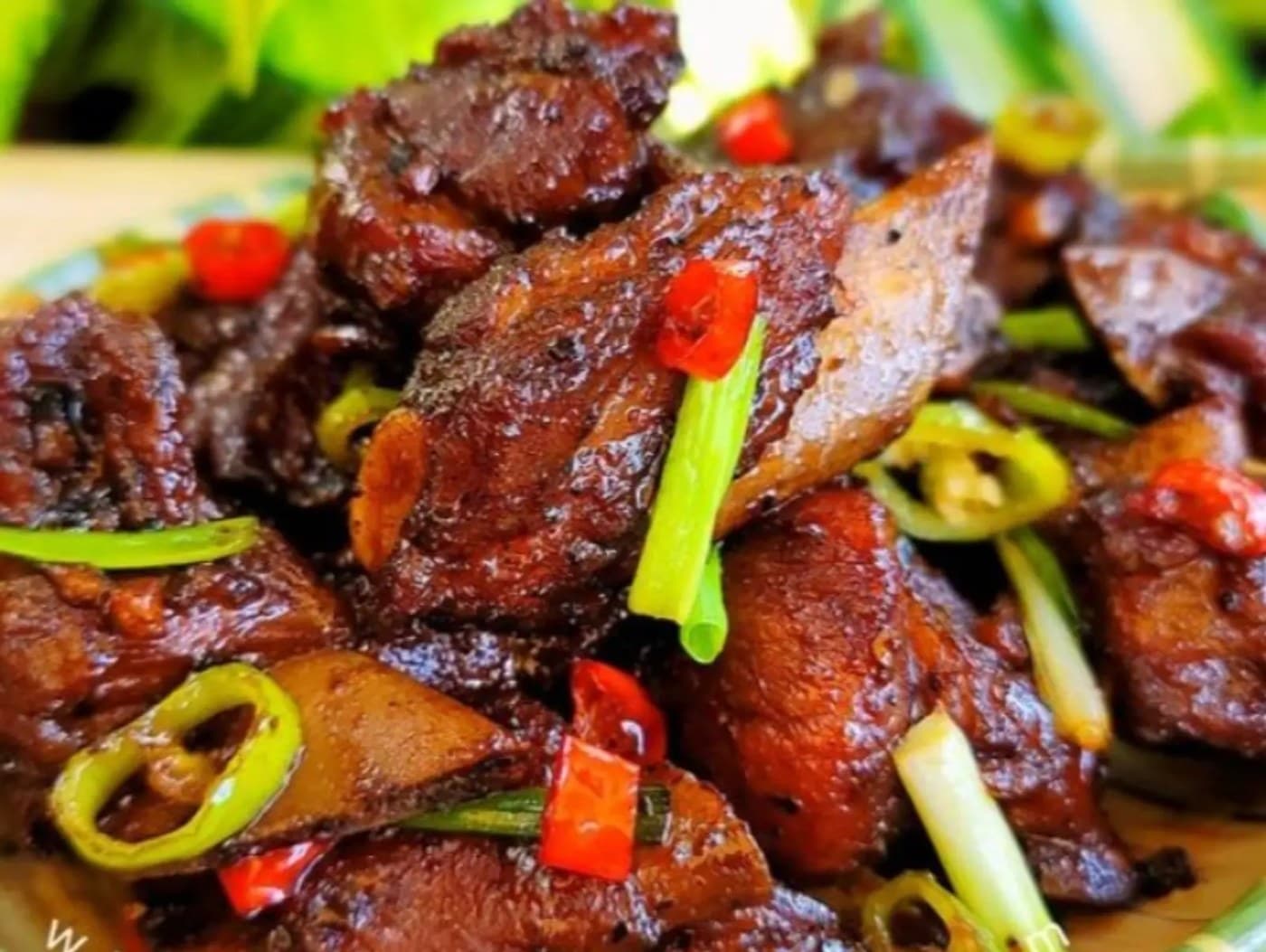 Pork spare ribs