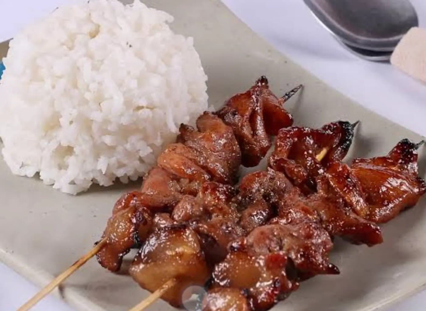 Pork Bbq With Rice