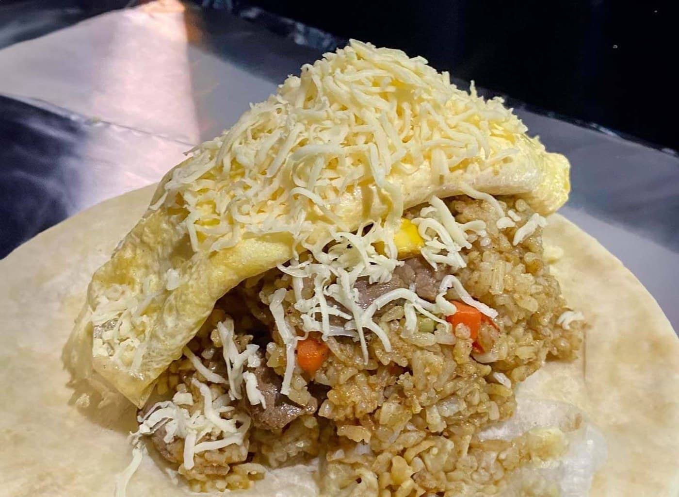 Burrito with Egg and Cheese