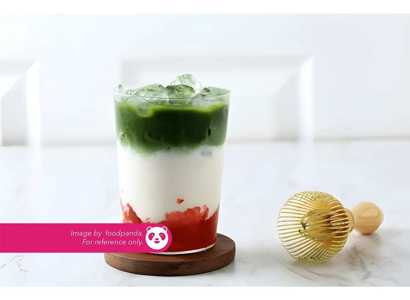 ELBS Matcha Berry Latte