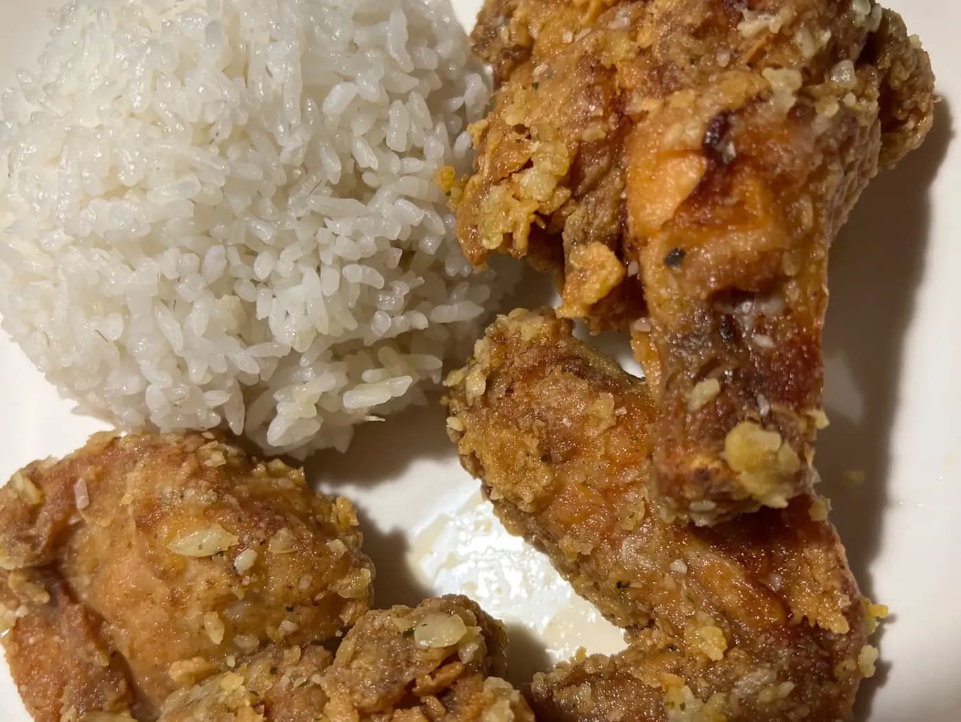Chicken Wings- Parmesan with Rice