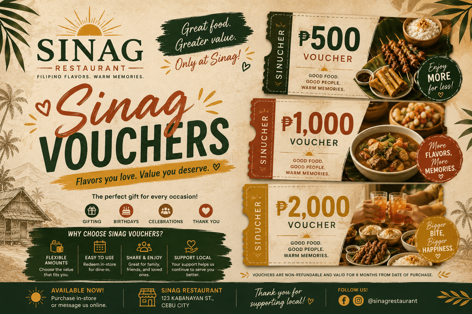 Sinags Vouchers