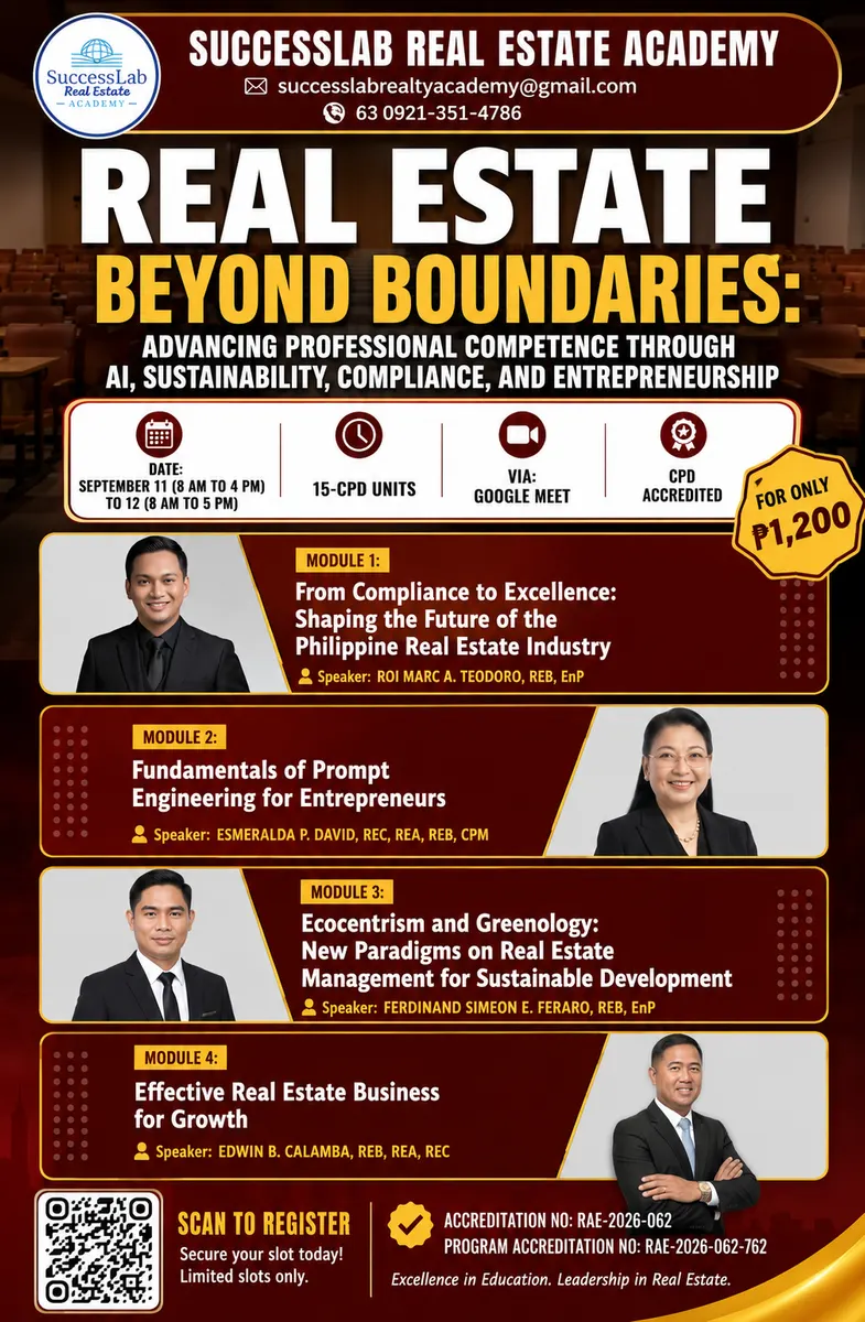 REAL ESTATE BEYOND BOUNDARIES: Advancing Professional Competence Through AI, Sustainability, Compliance, and Entrepreneurship