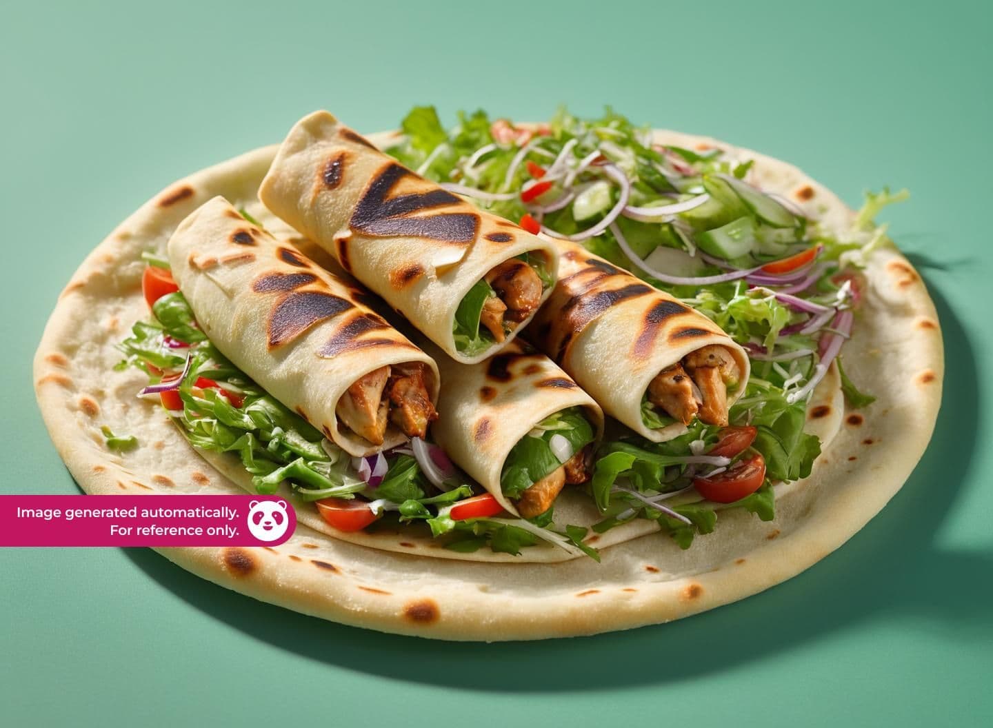 Spicy Chicken Kebab Wrap